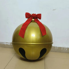 60cm Outdoor Christmas Inflatable Decorated Ball PVC Giant Big Large Balls Xmas Tree Decorations Toy Ball Without Light Ornament - SHOWLU FASHION STORE