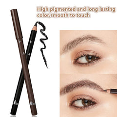 6/12Pcs Eye Brow Pencil Waterproof Professional Women Eye Makeup Pen Easy Color Natural Black Brown Cosmetic Beauty Eyebrow Tool - SHOWLU FASHION STORE