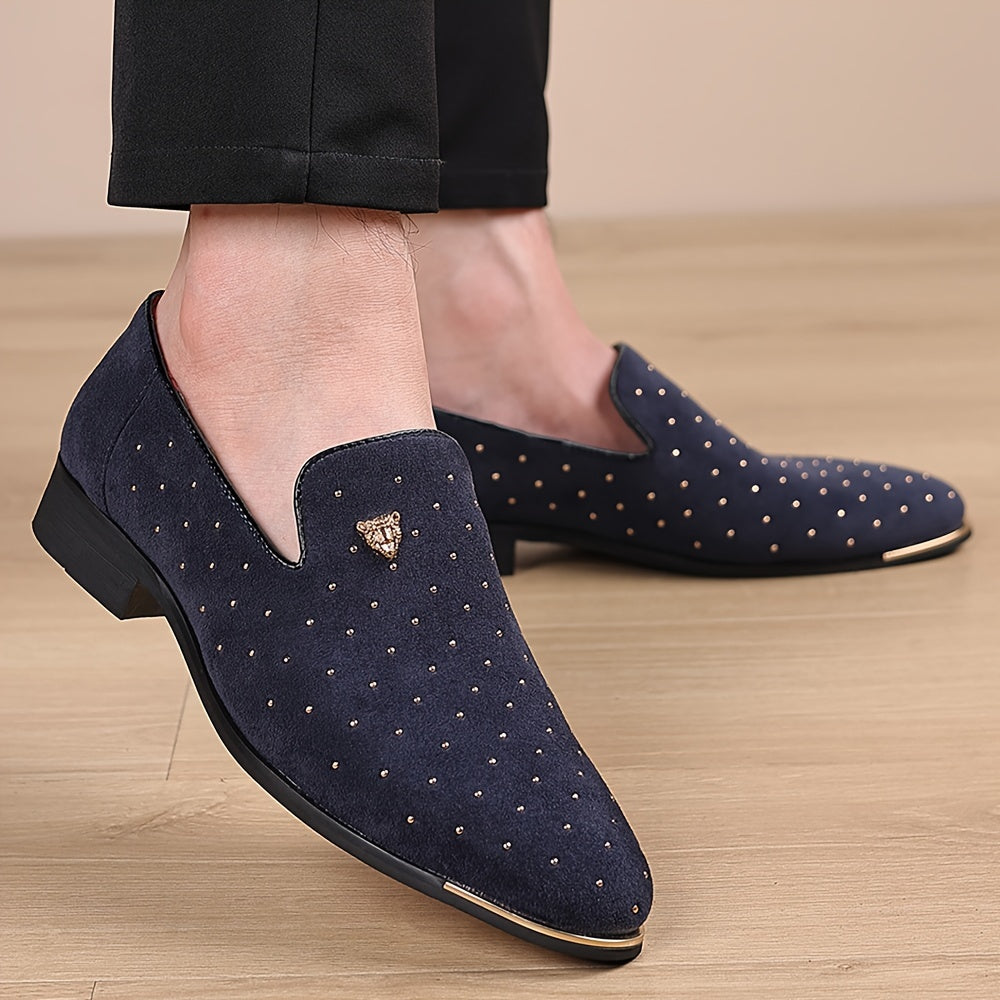 Plus Size Men's Comfy Slip-On Loafers - Soft Fabric Upper, Non-Slip Durable Rubber Sole, Breathable, Easy Slip-On Design, Low Heel, Comfortable Footwear for Daily Wear - Stylish, Versatile, and Durable Shoes for Big and Tall SHOWLU FASHION STORE