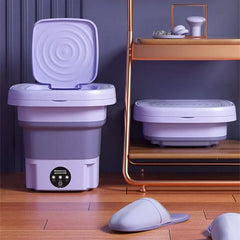 Showlu Store Nation 0 8L Foldable Mini Washing Machine Socks Underwear Panties Retractable Home Portable Washing Machine 3 Models With Spinning Dry