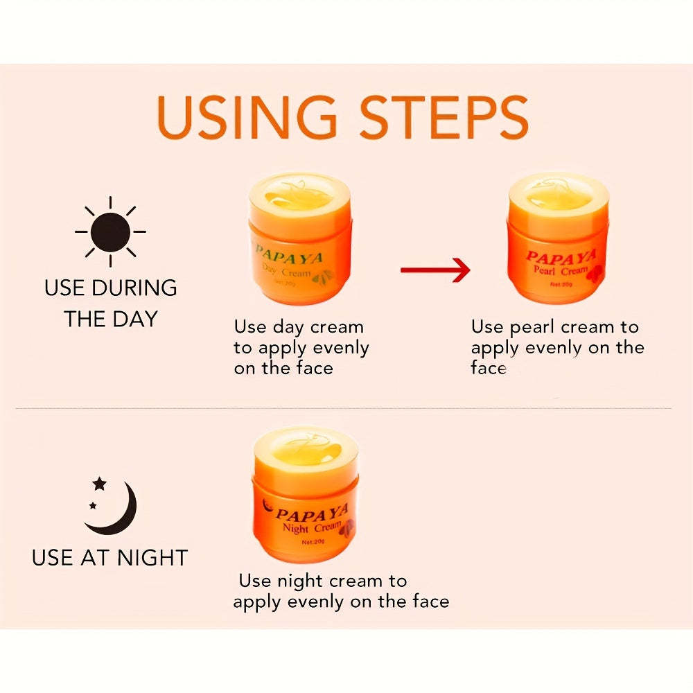 Set of Face Creams for Brightening And Hydration, Including a Day Cream And a Night Cream with Pearl Extract, Ideal for Women'S Everyday Skincare Routine. SHOWLU FASHION STORE