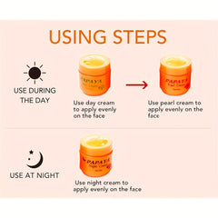 Set of Face Creams for Brightening And Hydration, Including a Day Cream And a Night Cream with Pearl Extract, Ideal for Women'S Everyday Skincare Routine. SHOWLU FASHION STORE
