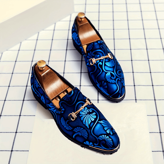Men'S Fashion Slip-On Loafers, Casual Korean British Style, All-Season Versatile Business Faux Shoes, Trendy Pointed Toe, Breathable Rubber Sole, Casual Outdoor Hiking Footwear, 46 Size SHOWLU FASHION STORE