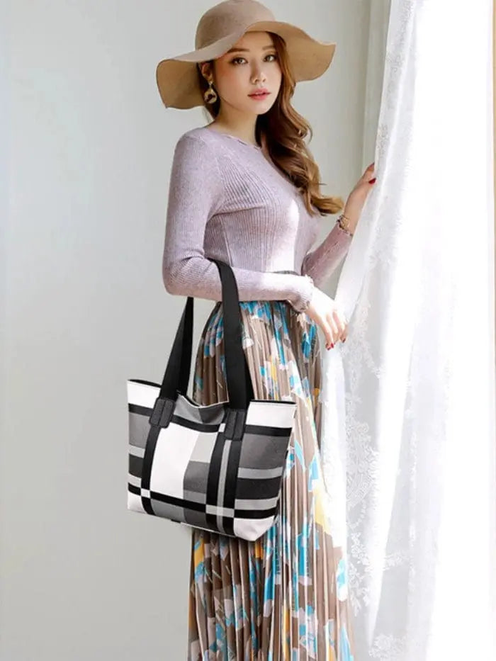 Bag Women's Large Capacity Korean Style Contrast Color Fashion Women's Bag - SHOWLU FASHION STORE