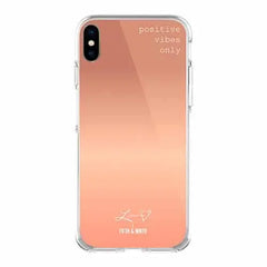 Diamond Cases & Covers Elevate Your Style with the Positive Vibes iPhone X/XS Case