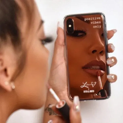 Diamond Cases & Covers Elevate Your Style with the Positive Vibes iPhone X/XS Case