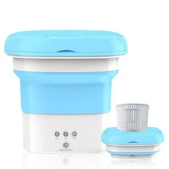 Showlu Store Nation 0 Folding Washing Machine For Clothes With Dryer Bucket Washing For Socks Underwear Mini Washing Machine With Drying Centrifuge