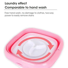 Showlu Store Nation 0 Folding Washing Machine For Clothes With Dryer Bucket Washing For Socks Underwear Mini Washing Machine With Drying Centrifuge