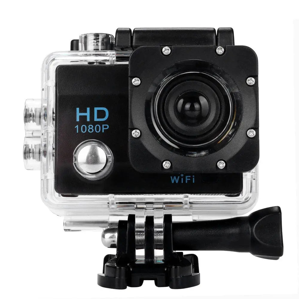 Maroon Hera Audio & Video Black Full HD 1080P Waterproof Sports Action Camera