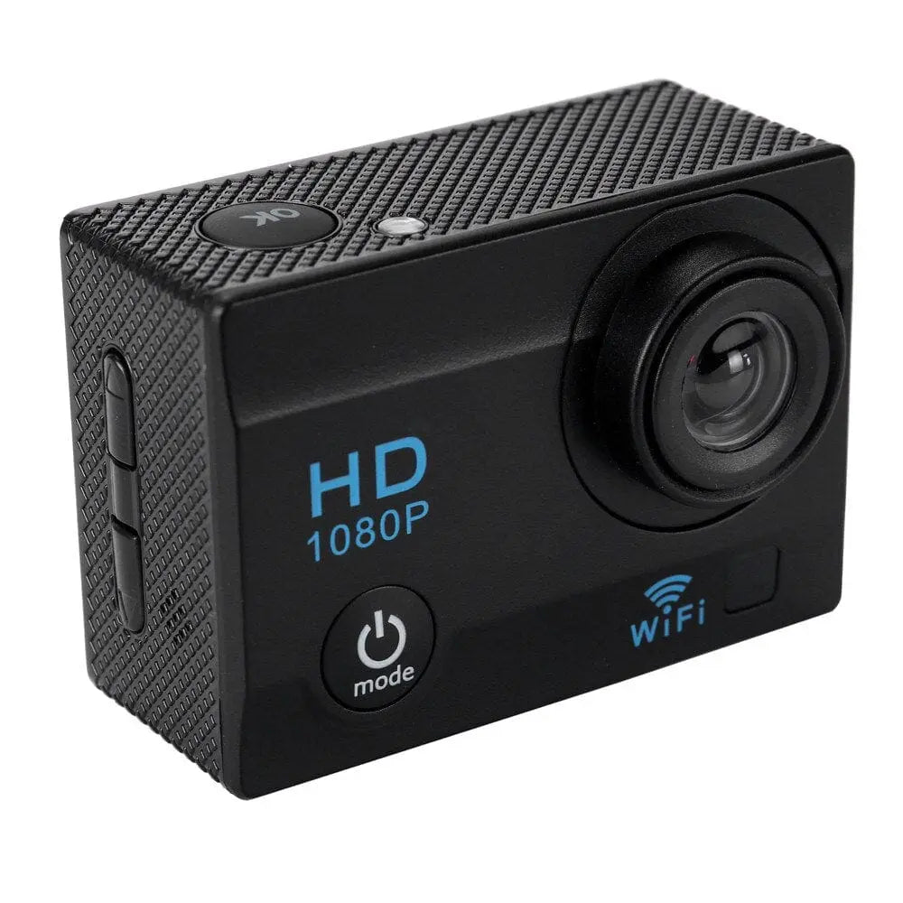 Maroon Hera Audio & Video Black Full HD 1080P Waterproof Sports Action Camera