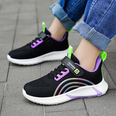 Spring Autumn Kids Shoes Baby Girls Children's Casual Sneakers Breathable Soft Anti-Slip Walking Running Sports Shoes Size 26-38 SHOWLU FASHION STORE