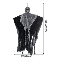 Halloween Hanging Skull Ghost Ornament Haunted House Decoration Horror Props Halloween Party Home Indoor Outdoor Yard Bar Decor - SHOWLU FASHION STORE