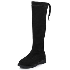 Fashion Girls Boots Children's Long Boots Soft Knee-High Boots Kids Princess Shoes Autumn Winter Warm Toddler Girls Botas D908 SHOWLU FASHION STORE