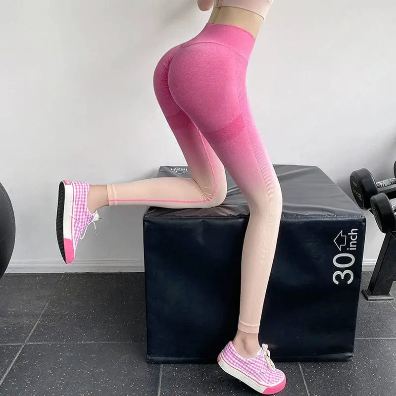 High Waist Hip Lift Stretch Belly Compression Outerwear Summer Yoga Pants - SHOWLU FASHION STORE