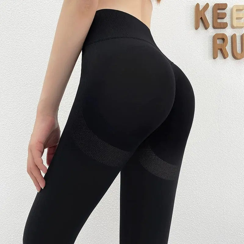 High Waist Hip Lift Stretch Belly Compression Outerwear Summer Yoga Pants - SHOWLU FASHION STORE