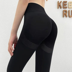 High Waist Hip Lift Stretch Belly Compression Outerwear Summer Yoga Pants - SHOWLU FASHION STORE