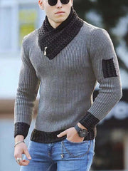 Showlu Fashion Store 0 QJMYN2  H03 / M Korean Fashion Autumn Men Casual Vintage Style Sweater Wool Turtleneck Oversize 2023 Winter Men Warm Cotton Pullovers Sweaters