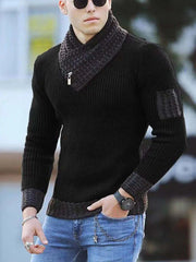 Showlu Fashion Store 0 QJMYN2  H05 / M Korean Fashion Autumn Men Casual Vintage Style Sweater Wool Turtleneck Oversize 2023 Winter Men Warm Cotton Pullovers Sweaters