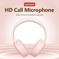 Showlu Fashion Store 0 TH30 Pink Lenovo TH30 Wireless Headphones Bluetooth 5.0 Earphones Foldable Gaming Headset Sport Headphone with Mic Music Earbuds 250mAh