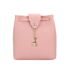 Showlu Fashion Store 0 14 New Shell Double Shoulder Fashion Versatile Color Dual-purpose Women's Anti-theft Outdoor Travel Belt Pendant Backpack