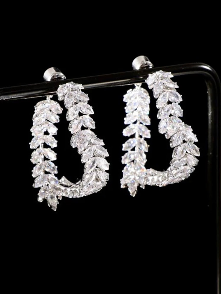 Accessible Luxury Wheat Women's Special-Interest Design All-Match Super Hot Earrings SHOWLU FASHION STORE