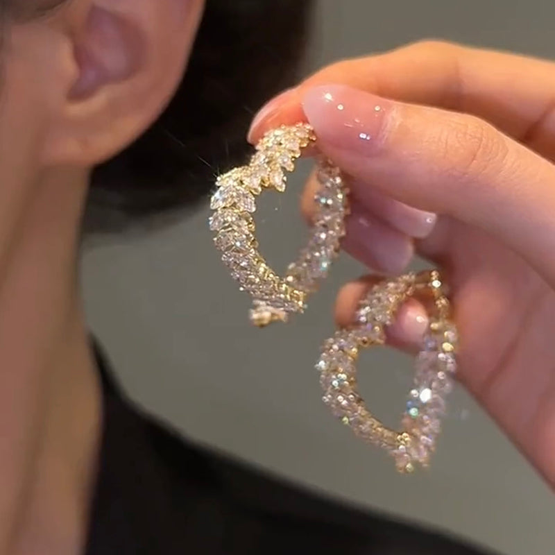 Accessible Luxury Wheat Women's Special-Interest Design All-Match Super Hot Earrings SHOWLU FASHION STORE