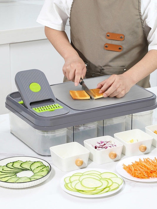 Multi-Functional Grater Vegetable Original Dicer Cut Flower Cut Dicing Planer Vegetable Cutter Machine Salad Shredding Machine Slicing Tool Sets