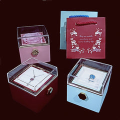 Preserved Fresh Flower Rose Exchange Small Exquisite Jewelry Box SHOWLU FASHION STORE