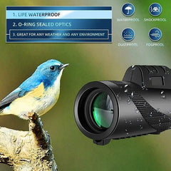 Showlu Fashion Store 0 G872B-Green suit1 Portable Zoom HD 5000M Telescope Folding Long Distance Mini Powerful Telescope for Hunting Sports Outdoor Camping Travel
