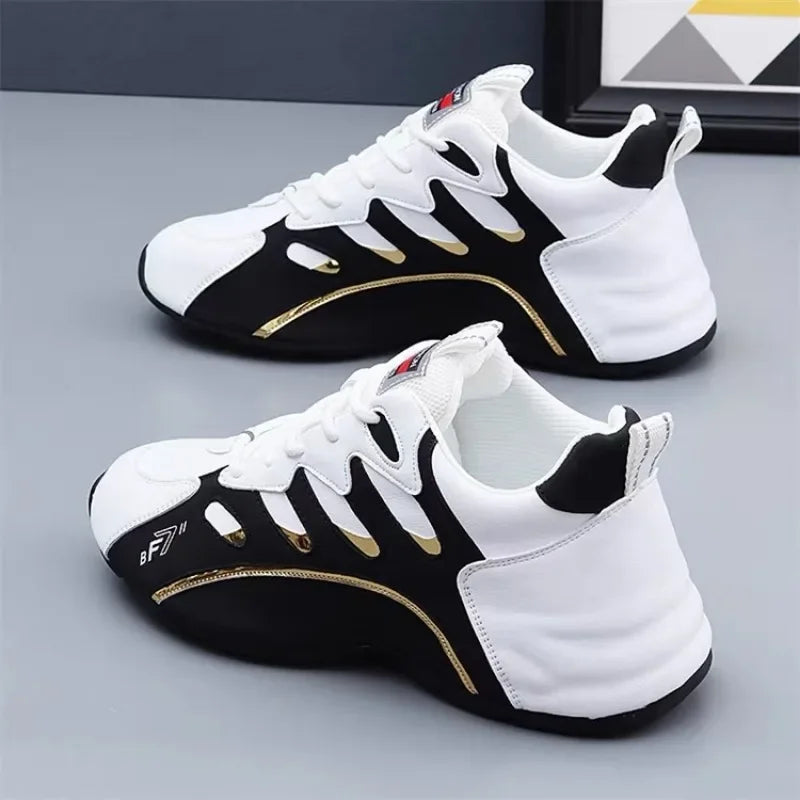 Women Sneakers Summer Platform Leather Waterproof Casual Sports Shoes Women Lightweight Breathable Flats Non-slip Woman Shoes SHOWLU FASHION STORE