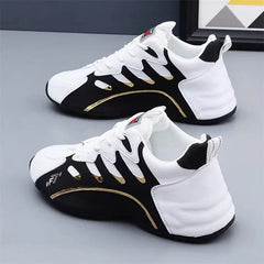 Women Sneakers Summer Platform Leather Waterproof Casual Sports Shoes Women Lightweight Breathable Flats Non-slip Woman Shoes SHOWLU FASHION STORE