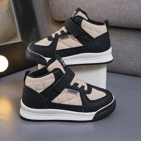 2023 Children sports Fashion shoes  winter warm walking shoes Casual sneakers for kids