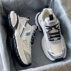 Summer New Breathable Increased Casual Sports Shoes Women's Wave Versatile Mesh Thick Sole Shoes Women's Shoes SHOWLU FASHION STORE