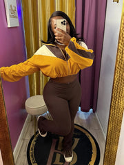 Fall 2024 Women Clothes Two Piece Tracksuits Activewear Sets Clothing 2 Piece Set Women Trending Slim Flare Yoga Pants Suit Set SHOWLU FASHION STORE