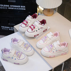 Sanrio Children Cartoon Kawaii Kuromi Melody Casual Board Shoes Spring Autumn Casual Sneakers Anti Slip Soft Sole Sports Shoes SHOWLU FASHION STORE