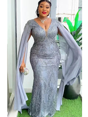 Plus Size African Party Dresses for Women Dashiki Ankara Sequin Wedding Evening Gown Sexy Bodycon Maxi Long Dress Africa Clothes SHOWLU FASHION STORE