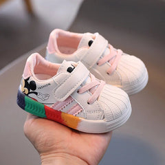 Disney Cartoon Mickey Children Shoes For Boys Girls Sport Sneakers Kids Leisure Autumn Casual Shoes Breathable Running Toddler SHOWLU FASHION STORE