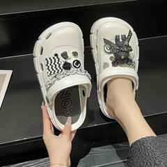 Summer Women Slippers Platform Clogs Outdoor Garden Shoes Female Pool Sandals Bathroom Flip Flops Mules Ladies Beach Slides SHOWLU FASHION STORE