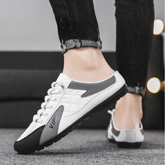 Summer 2023 Half Slippers for Men Trendy Men's Flat Bottom Casual Shoes Soft Sole Support Shoes Men's Sneakers Zapatos De Hombre SHOWLU FASHION STORE