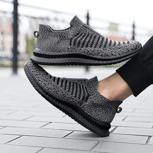 Men Shoes Breathable Men's Sneakers Comfortable Running Shoes Tenis Outdoor Slip On Walking Sneakers Sock Jogging Shoes SHOWLU FASHION STORE