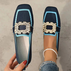 2024 New Spring Autumn Lightweight Flat Bottom Walking Shoes Women Comfortable Round Toe Shoes Lazy Loafers Zapatos De Mujer SHOWLU FASHION STORE