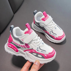 Fashion Girls Shoes Children Trainers 2024 New Luxury Cute Platform Kids Shoes Fashion Leather School Chunky Sneaker for Girls SHOWLU FASHION STORE