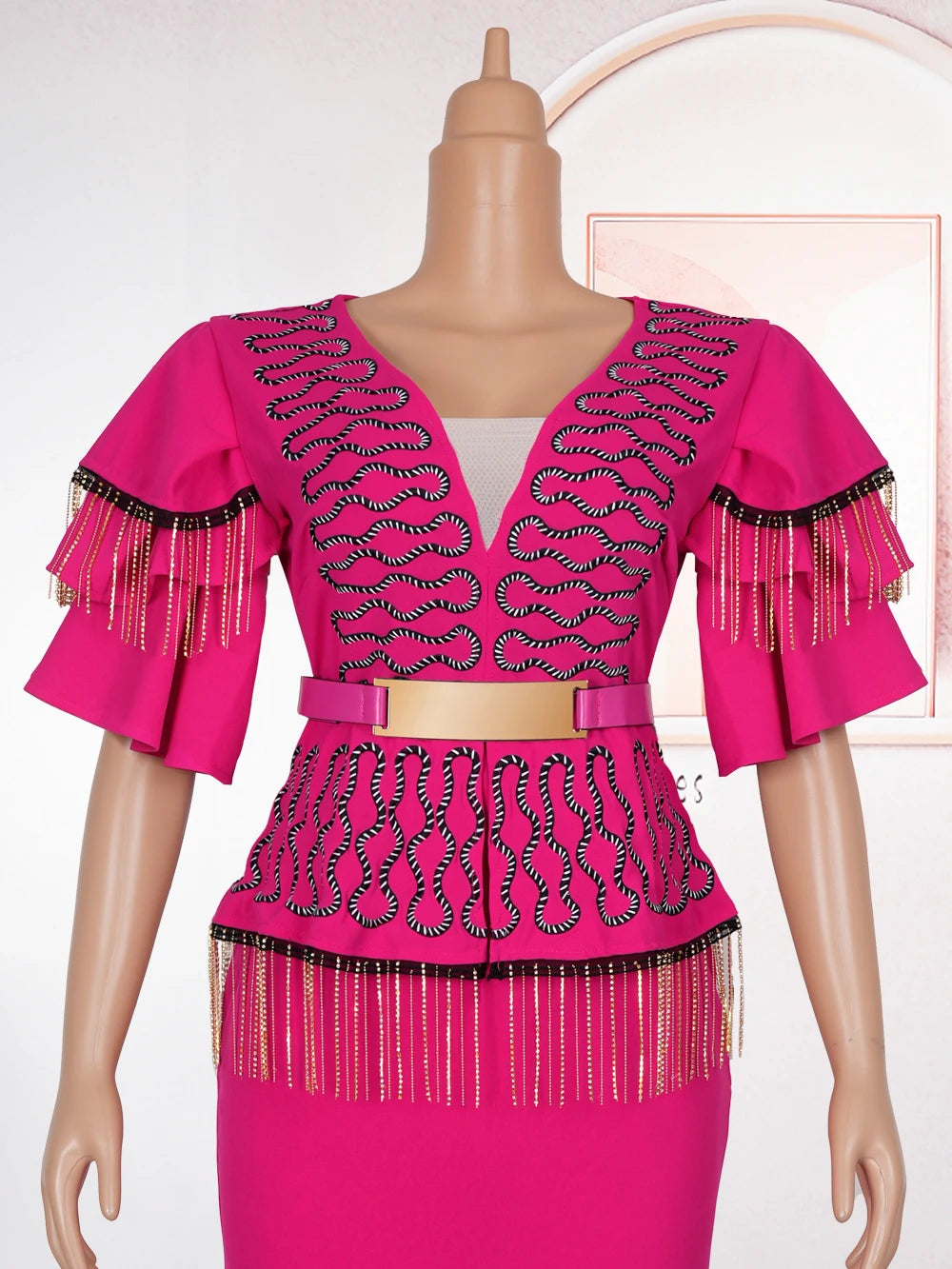 Plus Size African Party Dresses for Women 2025 New Fashion Dashiki Ankara Wedding Evening Gown Elegant Turkey Muslim Maxi Dress SHOWLU FASHION STORE