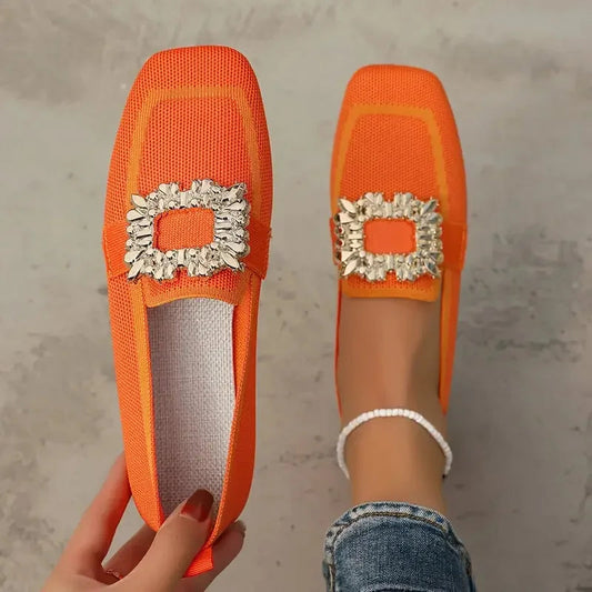 2024 New Spring Autumn Lightweight Flat Bottom Walking Shoes Women Comfortable Round Toe Shoes Lazy Loafers Zapatos De Mujer SHOWLU FASHION STORE