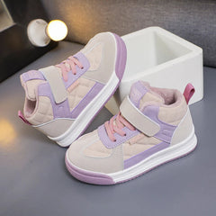 2023 Children sports Fashion shoes  winter warm walking shoes Casual sneakers for kids SHOWLU FASHION STORE
