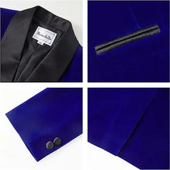 Children Formal Jacket Pants Bowtie 3PCS Photograph Suit Kids 1Year Birthday Party Dress Boys Wedding Performance Evening Set SHOWLU FASHION STORE
