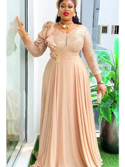 Sequin Elegant African Dresses for Women 2025 New Africa Clothing Plus Size Wedding Party Long Dress Dashiki Ankara Outfits Robe SHOWLU FASHION STORE