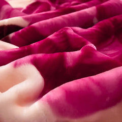 Soft Warm Weighted Blankets For Beds Winter Double Layers Fluffy Faux Fur Mink Throw Thicken Fleece Quilts Blankets SHOWLU FASHION STORE