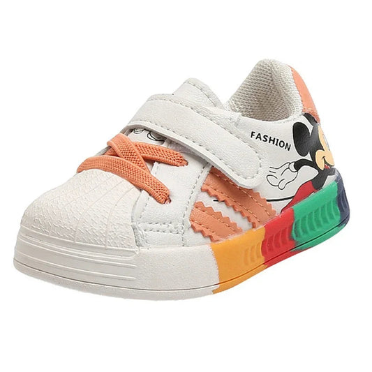 Disney Cartoon Mickey Children Shoes For Boys Girls Sport Sneakers Kids Leisure Autumn Casual Shoes Breathable Running Toddler SHOWLU FASHION STORE