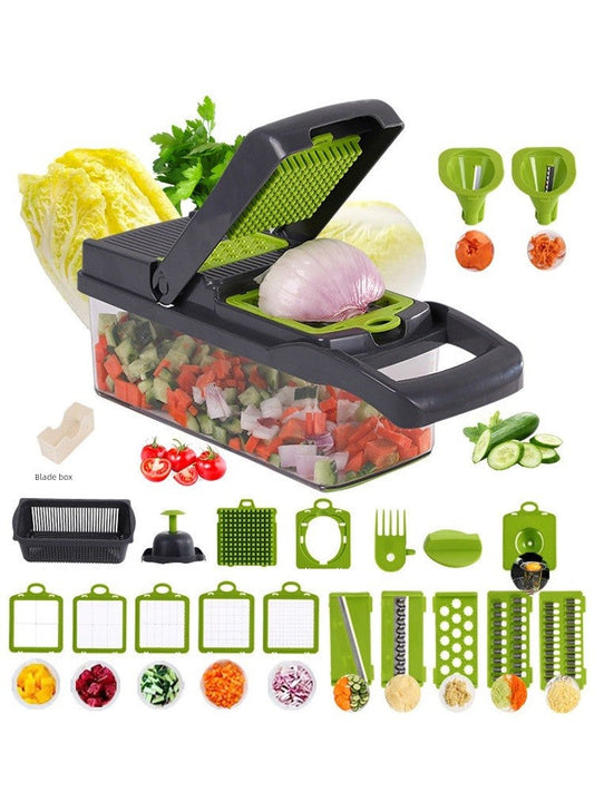 Multi-Functional Grater Vegetable Original Dicer Cut Flower Cut Dicing Planer Vegetable Cutter Machine Salad Shredding Machine Slicing Tool Sets